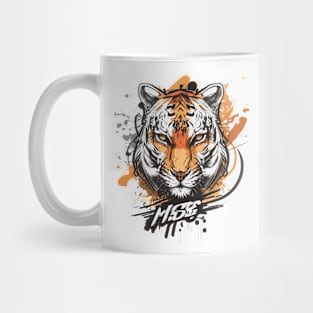 Graffiti Paint Tiger Creative Mug